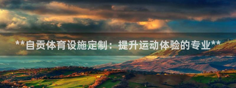 注册意昂3：**自贡体育设施定制：提升运动体验的专业