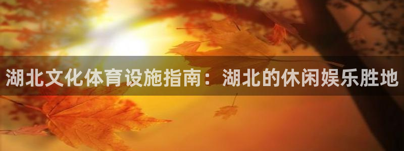 意昂平台体育：湖北文化体育设施指南：湖北的休闲娱乐胜